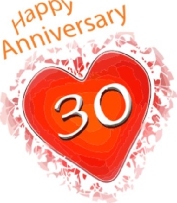 30th wedding anniversary